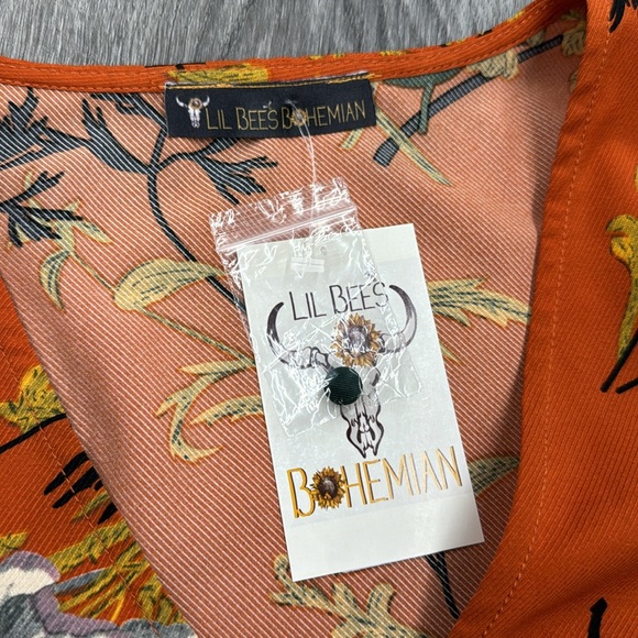 NWT Lil’ Bees Bohemian Dress - Picture 3 of 7